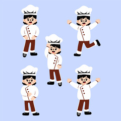 Illustration Kids Cute Wear Costume Profession