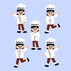 Illustration Kids Cute Wear Costume Profession