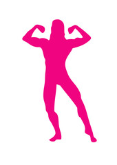 bodybuilding femme fitness musculation pose