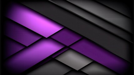 Fototapeta premium Abstract Purple Gray Geometric Design Background.