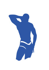 homme sexy mec silhouette