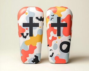 Halloween gamepad for abstract design.