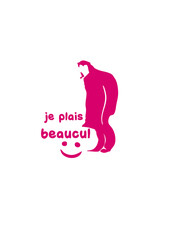 Obraz premium je plais beaucul homme humour fesse cul sexy coquin humour