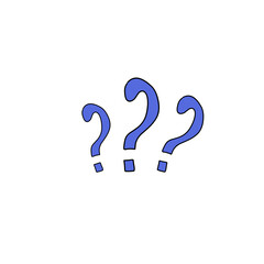 vector question mark icon