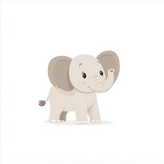 Obraz premium baby elephant cartoon