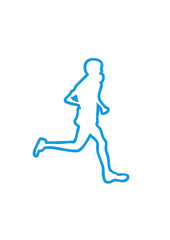 trace sport marathon course à pied