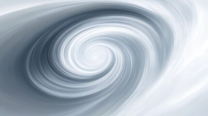 Abstract Spiral Design - Grey and White