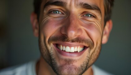 A Genuine Smile: Portrait of a Happy Man