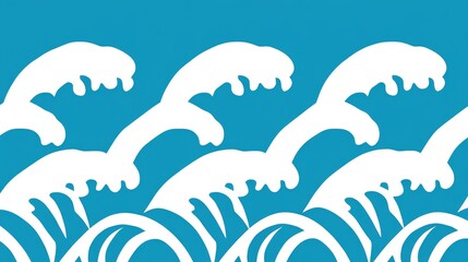 Ocean Waves Graphic Design