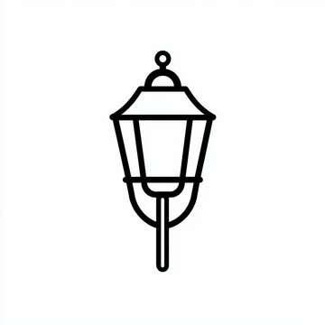 recommend clip art: Street Lamp Icon