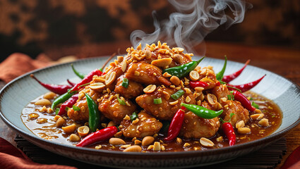 lamb chops with vegetables