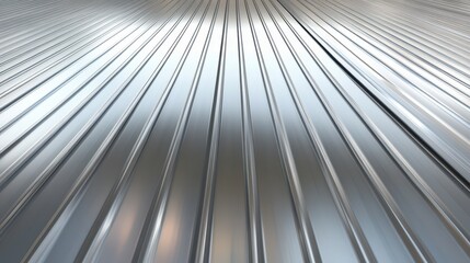 Obraz premium Steel Corrugated Metal Texture with Industrial Background.