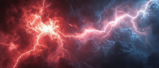 Dramatic Lightning Storm.