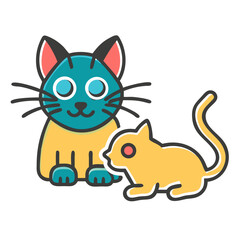 cat and mouse