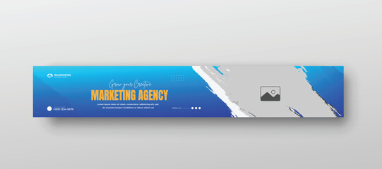  business LinkedIn profile banner and YouTube channel art cover Social media banner Template