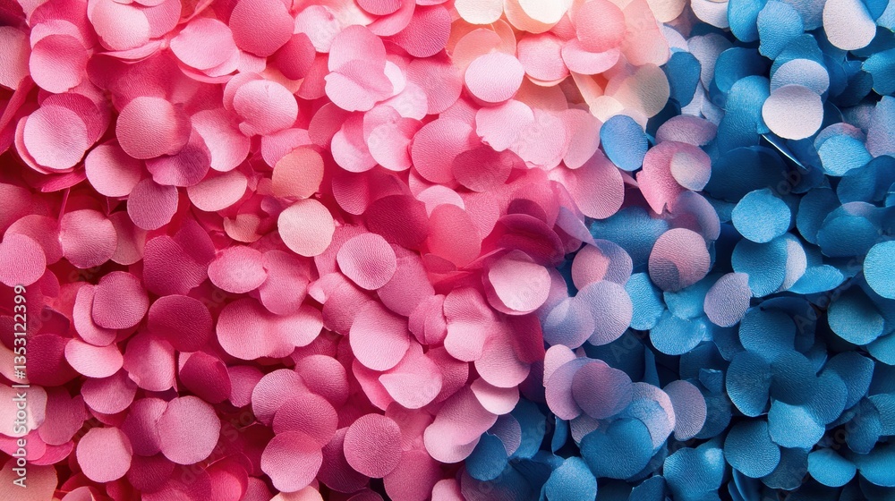 Poster colorful paper circles arranged in a vibrant pattern suitable for crafts and decorations in a creati