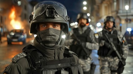 Obraz premium National Police Week - law enforcement, officer honor, duty recognition, public safety, hero tribute, service appreciation, community protection, badge respect justice commitment guardian remembrance.