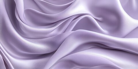 Obraz premium A soft lavender silk backdrop with smooth, flowing curves of light gray and white abstract shapes