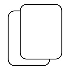 Obraz premium Copy Outline icon