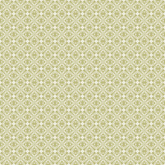 Floral geometric patterns, seamless paper and mosaic fabric