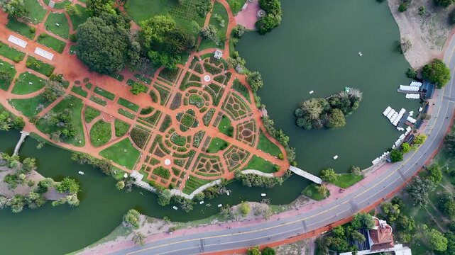 El Rosedal de Palermo, jard&iacute;n y paisajismo, Buenos Aires, flores y naturaleza, parque, turismo. Argentina.