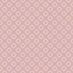 Floral geometric patterns, seamless paper and mosaic fabric