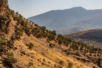 Mountains near Shanidar cave, Kurdistan Region of Iraq