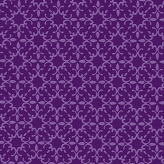 Floral geometric patterns, seamless paper and mosaic fabric