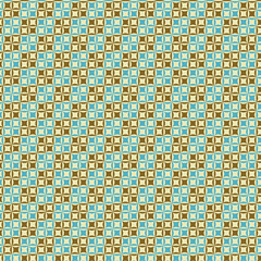 Floral geometric patterns, seamless paper and mosaic fabric