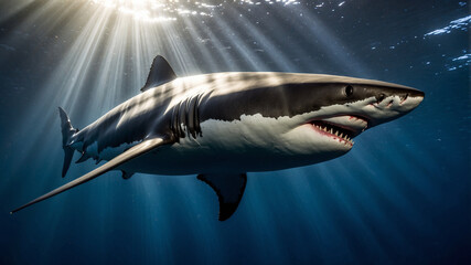 Fototapeta premium great white shark