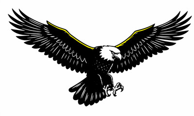eagle in flight