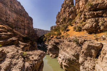 Deep Rawanduz (also Rawandiz) gorge in Kurdistan Region of Iraq