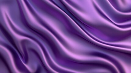 Fototapeta premium Smooth gradient purple abstract background with elegantly flowing waves and curves, ideal for modern design projects and paired with subtle blue-purple accents.