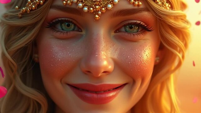 Aphrodite&rsquo;s Mesmerizing Gaze &ndash; Cinematic Mythological Art
