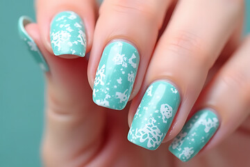 Nail art tutorial demonstration home video guide creative space close-up beauty techniques