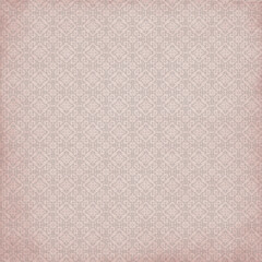 Fototapeta premium Seamless subtle ornamental geometric pattern in soft blush beige tones with vintage texture. Elegant minimal background ideal for branding, stationery, wallpaper, packaging, refined design projects.