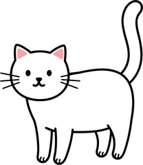 Cute Cat Illustration