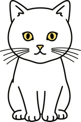 Cute Cat Illustration