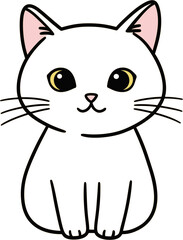 Cute Cat Illustration