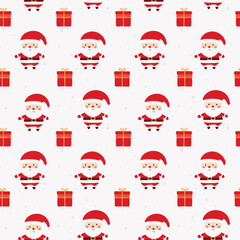Christmas holiday season seamless pattern