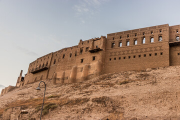 Walls of the citadel in Erbil (Hawler), Kurdistan Region of Iraq