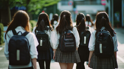 女性, 女, 女の子, 高校生, 中学生, 女子高校生, 女子中学生, 学生, 帰宅, 登校, Female, woman, girl, high school student, junior high school student, high school girl, junior high school girl, student, returning home, going to schoo