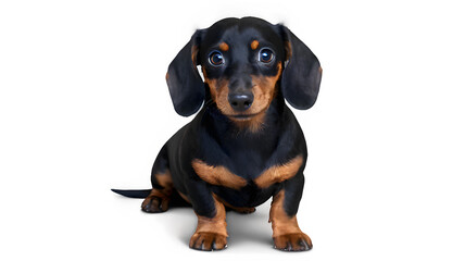 Obraz premium dachshund dog isolated on white