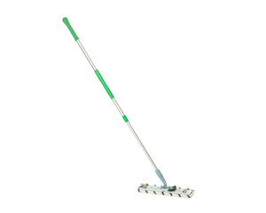 Microfiber mop isolated on white. Cleaning equipment