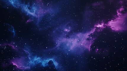 Fototapeta premium A mesmerizing cosmic vista featuring vibrant nebulas and countless stars across the night sky