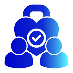 Fidelity Icon Solid Gradient Style for Credibility Pack Icon Themes