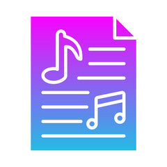 Music score Icon