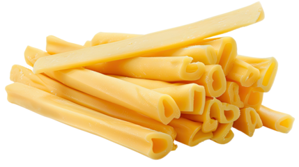Golden Cheese Sticks: A mouthwatering pile of golden cheese sticks, each perfectly formed, offers a satisfying visual and evokes feelings of savory delight.