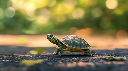 Obraz premium Little turtle