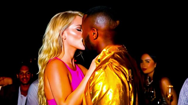 cheating party wife woman refugee black man